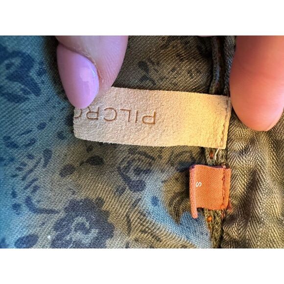 Anthropologie PILCRO Tiered Mini Shirtdress Size Small - Picture 5 of 5